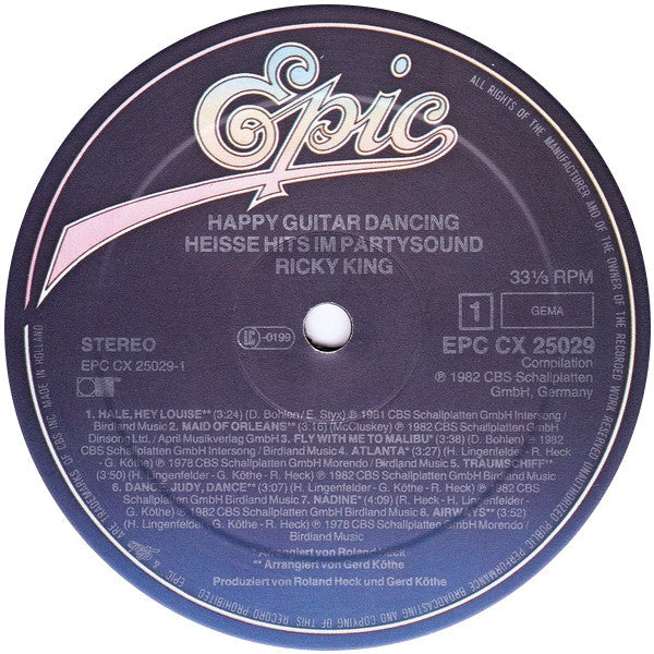 Ricky King – Happy Guitar Dancing (LP) 42534
