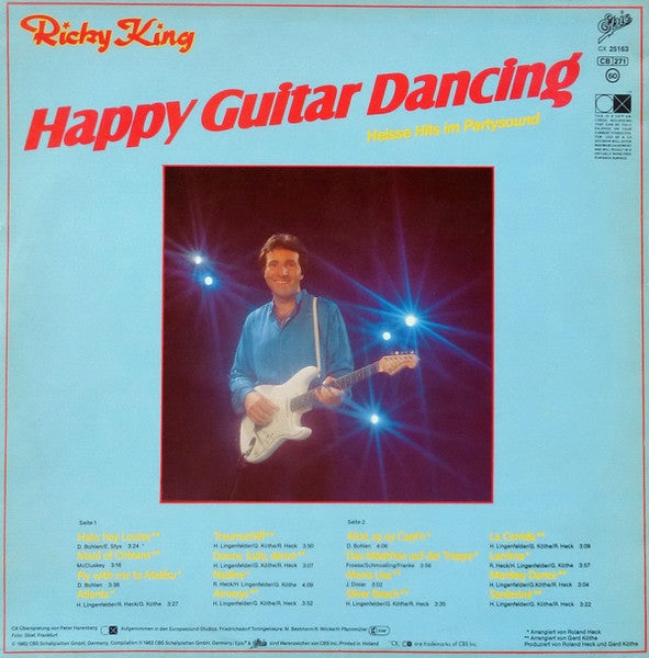 Ricky King - Happy Guitar Dancing (LP) 42534 Vinyl LP Vinyl Goed / Hoes Goed
