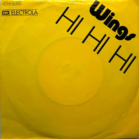 Wings - Hi, Hi, Hi 37170 Vinyl Singles Vinyl Goed / Hoes Redelijk