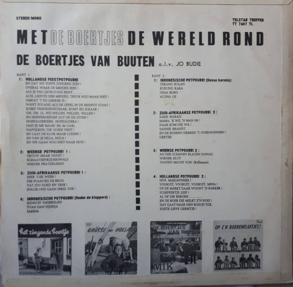 Boertjes Van Buuten - Met De Boertjes De Wereld Rond (LP) 43339 Vinyl LP Vinyl Goed / Hoes Goed