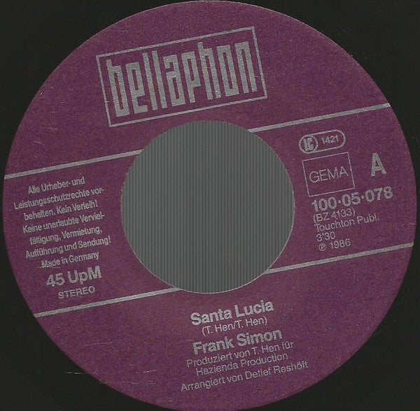 Frank Simon - Santa Lucia 33043
