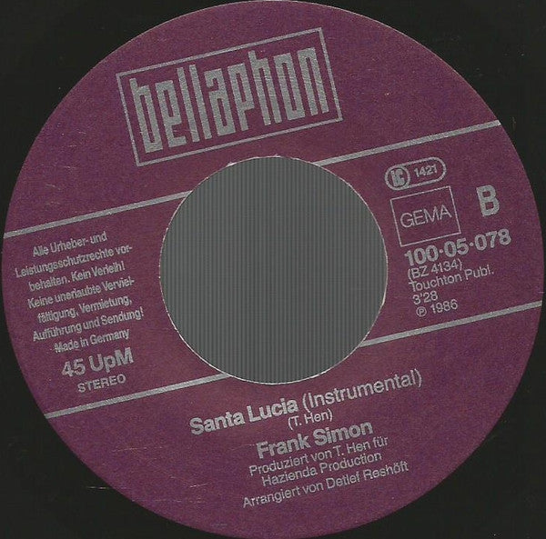 Frank Simon - Santa Lucia 33043