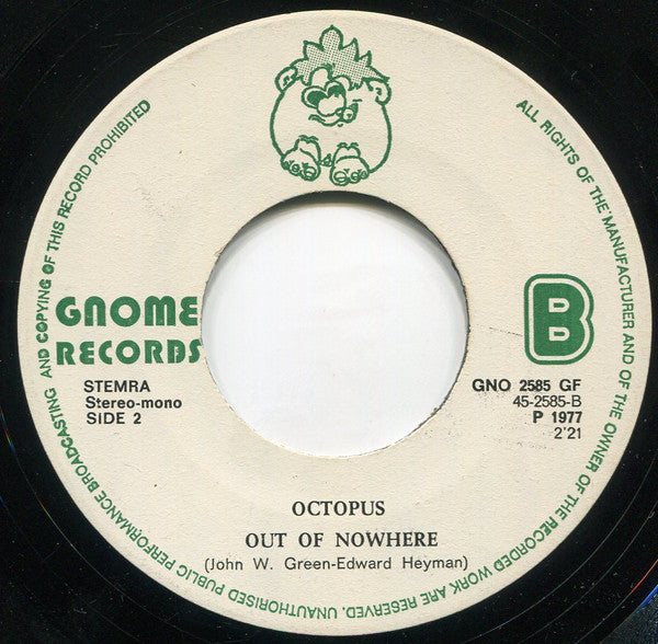 Octopus - Cry 31663 Vinyl Singles Vinyl Goed / Hoes Goed