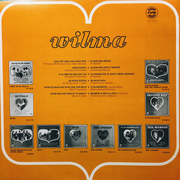 Wilma - Veel Liefs Van .... Wilma (LP) Vinyl LP Vinyl Goed / Hoes Goed