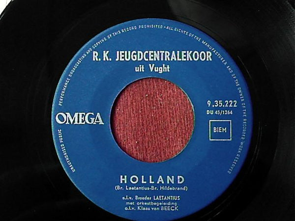 R. K. Jeugdcentrale Koor - Ons Brabant 39864 Vinyl Singles Vinyl Goed / Hoes Generic
