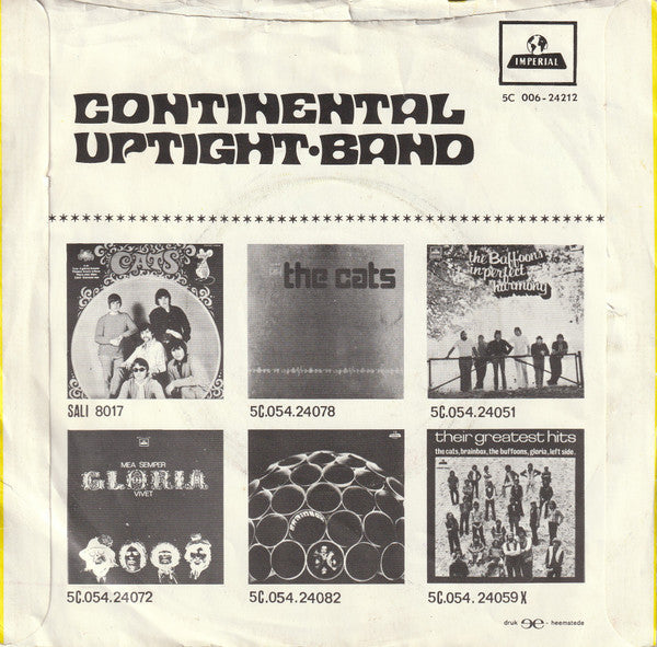 Continental Uptight Band - Please Sing A Song For Us 13862 Vinyl Singles Vinyl Goed / Hoes Goed