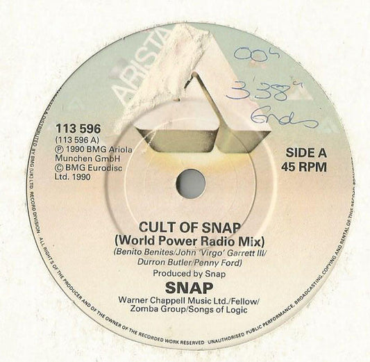 Snap! - Cult Of Snap 39215 Vinyl Singles Vinyl Goed / Hoes Generic