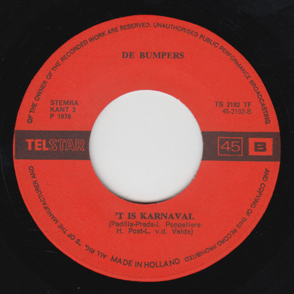 Bumpers - Ik Dans De Bump Met Jou 30723