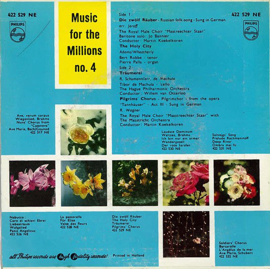 Various - Music For The Millions 4 23209 Vinyl Singles EP Vinyl Goed / Hoes Goed