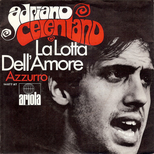 Adriano Celentano - La Lotta Dell'Amore 31801 Vinyl Singles Vinyl Goed / Hoes Goed