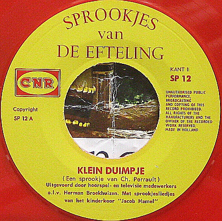 Various - Klein Duimpje (Rood Vinyl) 23917 Vinyl Singles Vinyl Goed / Hoes Goed