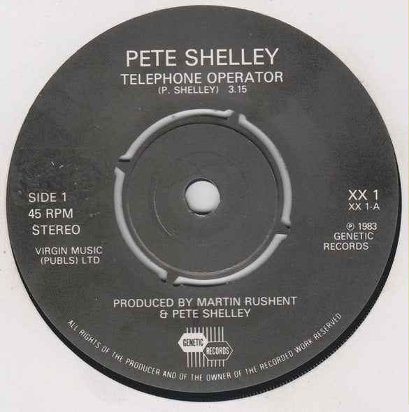 Pete Shelley - Telefonist 15069