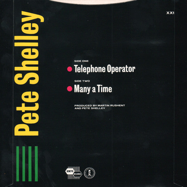 Pete Shelley - Telephone Operator 15069 Vinyl Singles Vinyl Goed / Hoes Goed