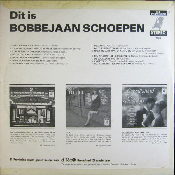 Bobbejaan Schoepen - Dit Is Bobbejaan Schoepen (LP) 51533 Vinyl LP Vinyl Goed / Hoes Goed