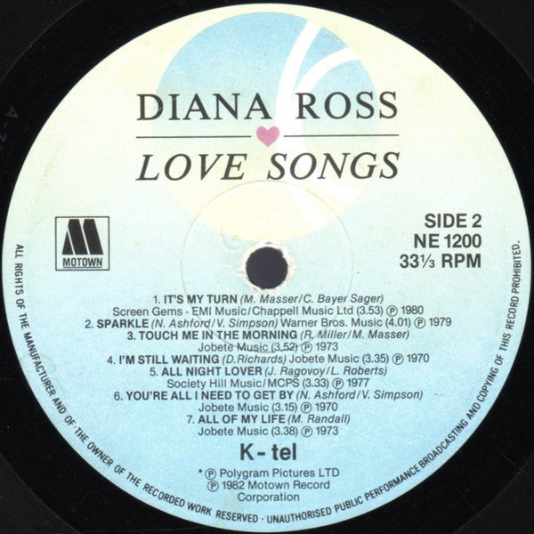 Diana Ross – Love Songs (LP) 46637