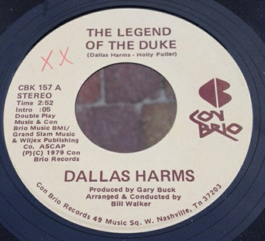 Dallas Harms - The Legend Of The Duke 31504 Vinyl Singles Vinyl Goed / Hoes Goed