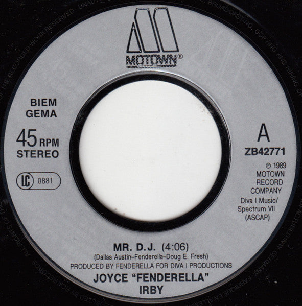 Joyce Fenderella Irby - Mr. DJ 17298