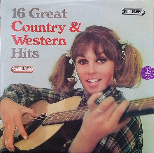 Arizona Night Riders / Dave Kelsey - 16 Great Country & Western Hits Volume 2 (LP) Vinyl LP Vinyl Zeer Goed / Hoesje Goed "VINYLSINGLES.NL"