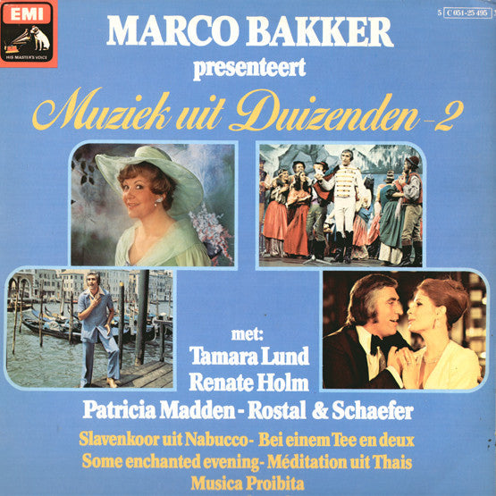 Marco Bakker - Muziek Uit De Duizenden-2 (LP) 41947 Vinyl LP Vinyl Goed / Hoes Goed