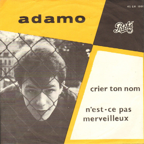 Adamo - Crier Ton Nom 34472 Vinyl Singles Vinyl Goed / Hoes Goed