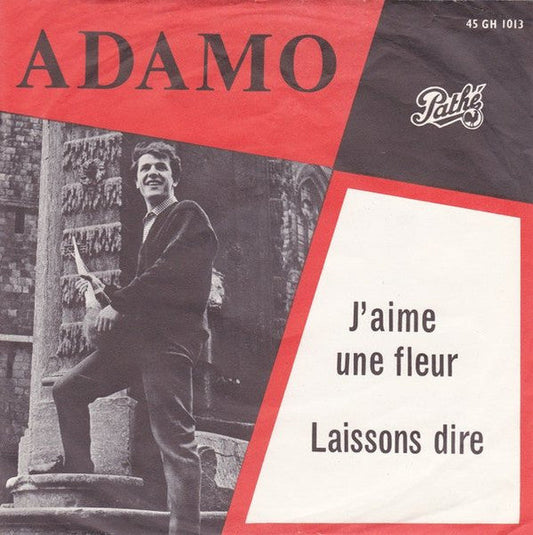 Adamo - J'aime Une Fleur 34477 Vinyl Singles Vinyl Goed / Hoes Goed