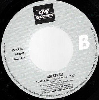 Roestvrij - 5 Dagen Op 7 33747 Vinyl Singles Vinyl Goed / Hoes Goed