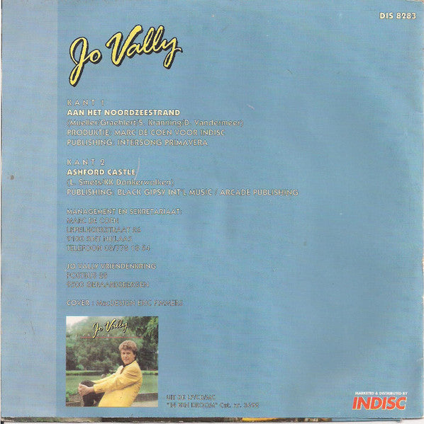 Jo Vally - Aan Het Noordzeestrand 29433 Vinyl Singles Vinyl Goed / Hoes Goed