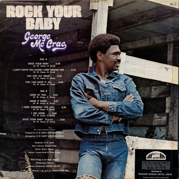 George McCrae - Rock Your Baby (LP) 51116 Vinyl LP Vinyl Goed / Hoes Goed