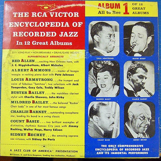 Various - The RCA Victor Encyclopedia Of Recorded Jazz: Album 1 All to Bec 41393 Vinyl Singles Vinyl Goed / Hoes Goed