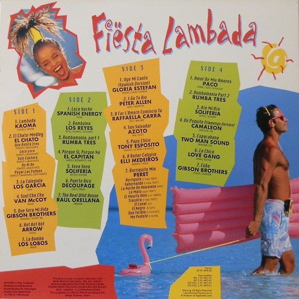 Various - Fiesta Lambada (LP) 50164 Vinyl LP Dubbel Vinyl Goed / Hoes Goed