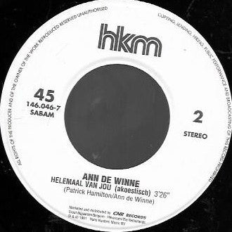 Ann De Winne - Helemaal Van Jou 30598