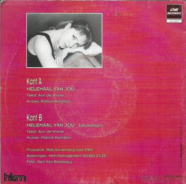 Ann De Winne - Helemaal Van Jou 30598 Vinyl Singles Vinyl Goed / Hoes Goed