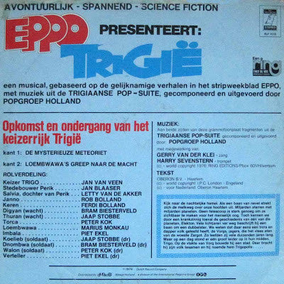 Various - Eppo Presenteert: Trigië (LP) 45500 Vinyl LP Vinyl Goed / Hoes Goed
