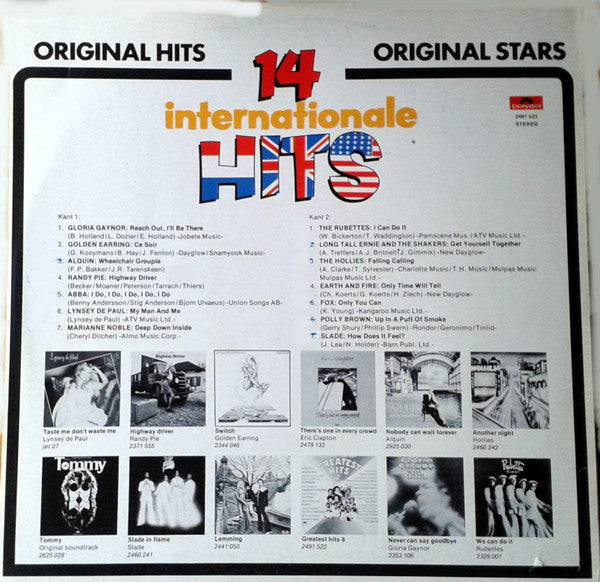 Various - 14 Internationale Hits (LP) 51585 Vinyl LP Vinyl Goed / Hoes Goed