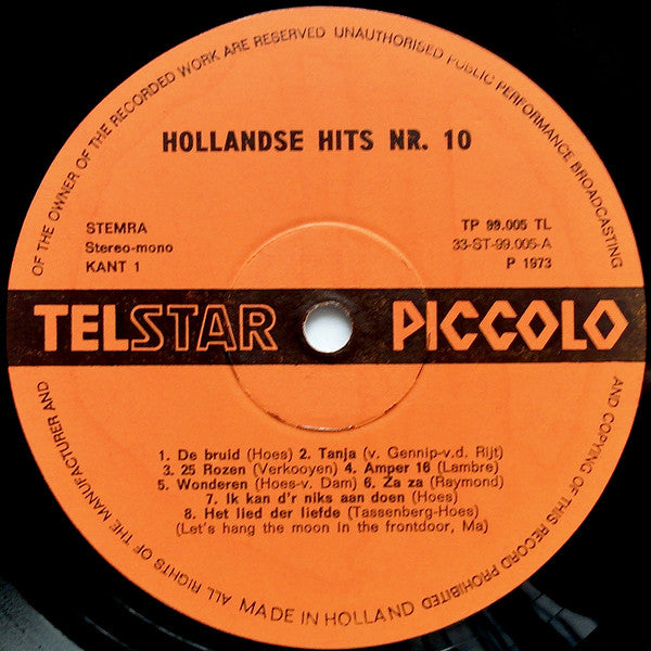 Various - 16 Dutch Hits No. 10 (LP) 41191