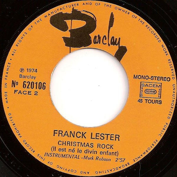 Franck Lester – Christmas Rock (Il Est Né Le Divin Enfant) 33172