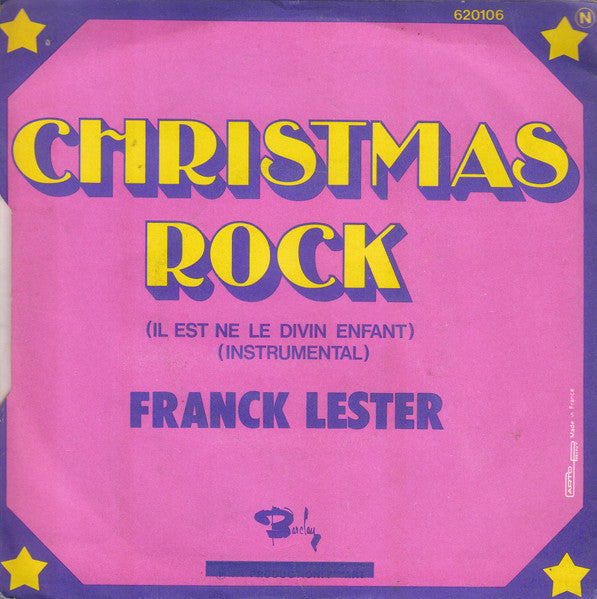 Franck Lester - Christmas Rock (Il Est Né Le Divin Enfant) 33172 Vinyl Singles Vinyl Goed / Hoes Goed