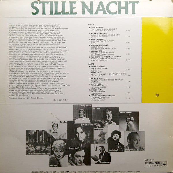 Various - Stille Nacht (LP) Vinyl LP Vinyl Goed / Hoes Goed