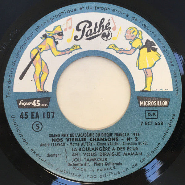 André Claveau, Claire Vallin, Christian Borel Et Mathé Altéry - Nos Vieilles Chansons - 2 34120 Vinyl Singles Vinyl Goed / Hoes Generic