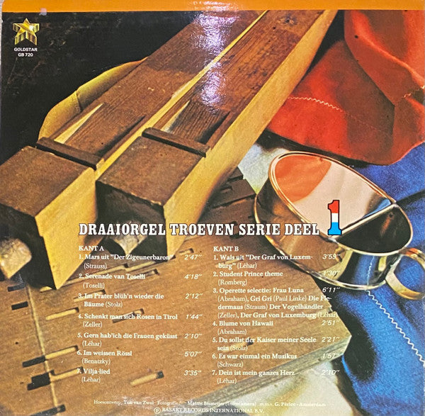Draaiorgel De Turk - De Turk (LP) Vinyl LP Vinyl Zeer Goed / Hoesje Goed "VINYLSINGLES.NL"