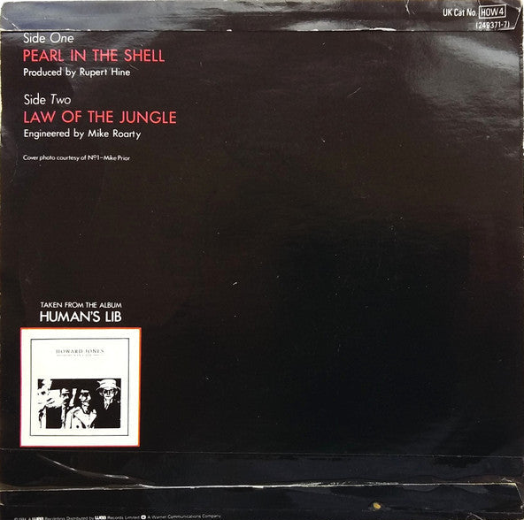 Howard Jones - Pearl In The Shell Vinyl Singles Vinyl Zeer Goed / Hoesje Goed "VINYLSINGLES.NL"