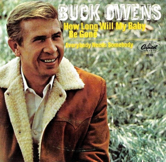 Buck Owens And His Buckaroos - How Long Will My Baby Be Gone 37439 Vinyl Singles Vinyl Goed / Hoes Goed