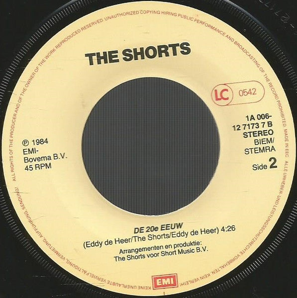 Shorts - Je Hebt Het Maar Geleend 15489 Vinyl Singles Vinyl Goed / Hoes Redelijk