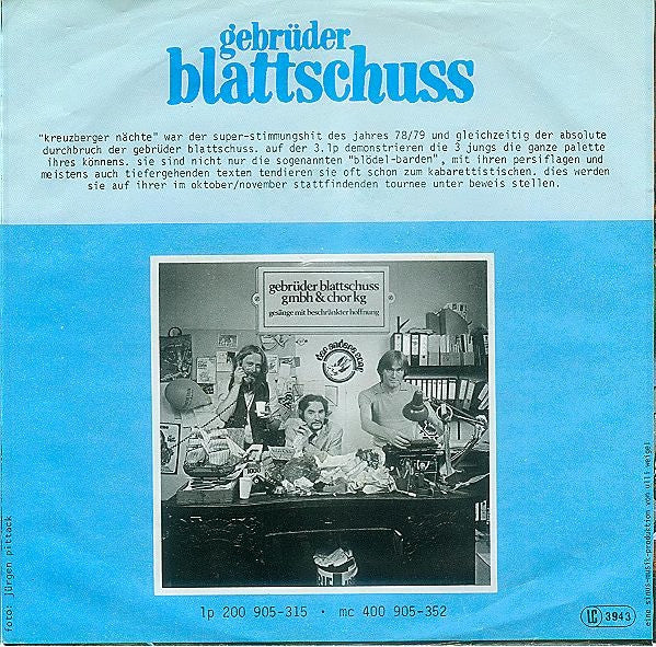 Gebrüder Blattschuss - Früh-Stück 31238