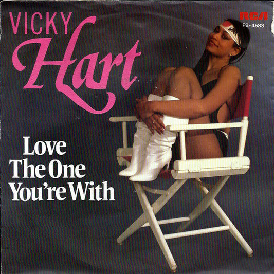 Vicky Hart - Love The One You're With 04143 Vinyl Singles Vinyl Goed / Hoes Goed