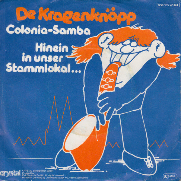 Krageknöpp - Colonia-Samba 34519 Vinyl Singles Vinyl Goed / Hoes Goed