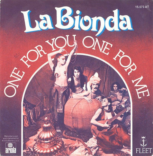 La Bionda - One For You One For Me 36323 Vinyl Singles Vinyl Goed / Hoes Goed