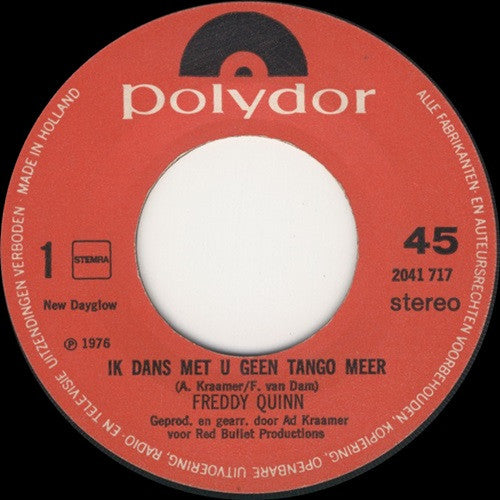 Freddy Quinn - I'll Dance With You No More Tango 33390