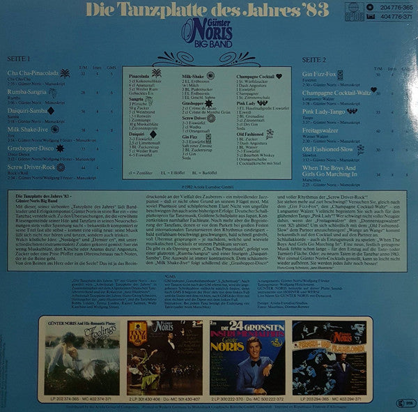 Gunter Noris Big Band - Die Tanzplatte Des Jahres '83 (LP)