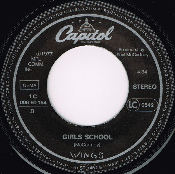 Wings - Mull Of Kintyre 34009 Vinyl Singles Vinyl Goed / Hoes Generic
